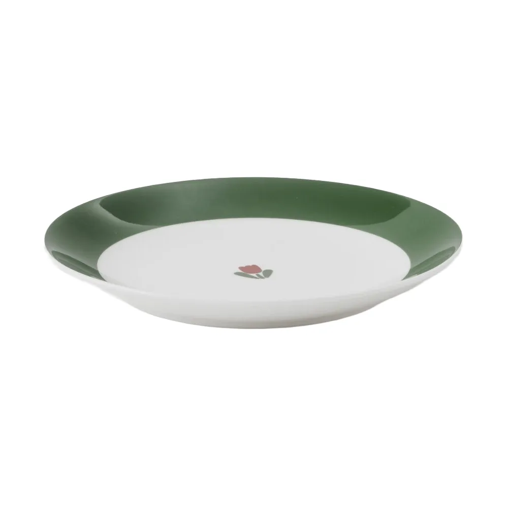 Assiette JULIANA, Rouge, sans bord, Ø18 cm Gustafsbergs Porslinsfabrik