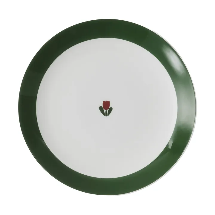 Assiette JULIANA - Rouge, sans bordure, Ø22 cm - Gustafsbergs Porslinsfabrik
