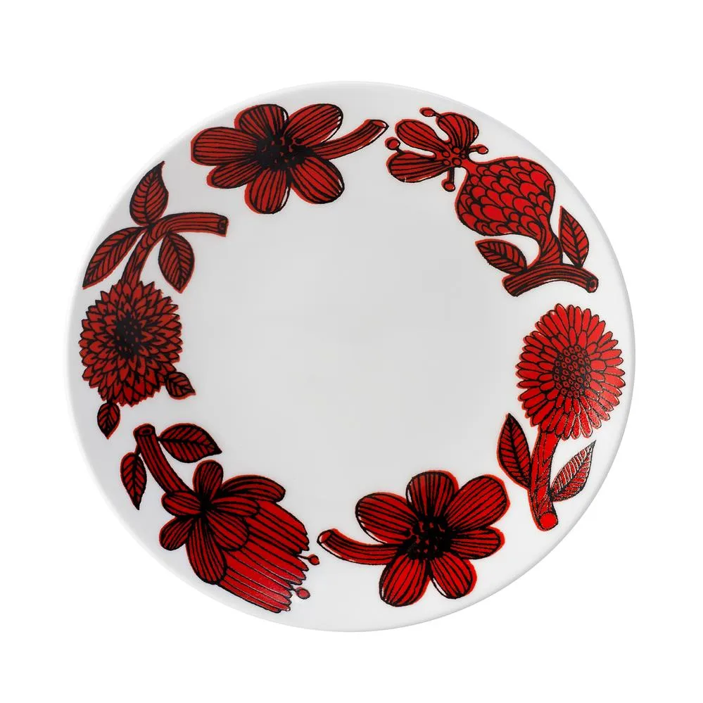 Assiette Röd Aster, Ø 18 cm Gustafsbergs Porslinsfabrik