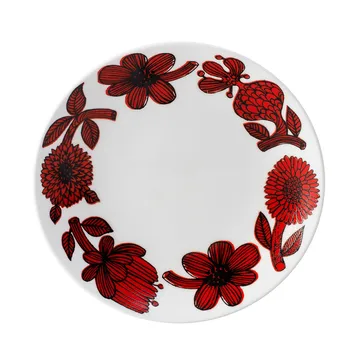 Assiette Röd Aster - Ø 18 cm - Gustafsbergs Porslinsfabrik