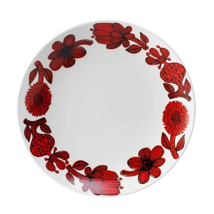 Assiette Röd Aster - Ø 22 cm - Gustafsbergs Porslinsfabrik