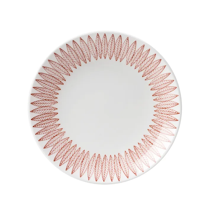 Assiette Röd Salix - Ø 18 cm - Gustafsbergs Porslinsfabrik