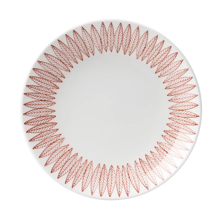 Assiette Röd Salix - Ø 22 cm - Gustafsbergs Porslinsfabrik