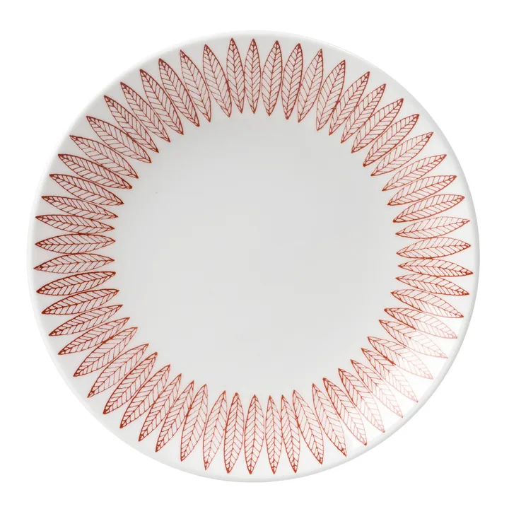 Assiette Röd Salix - Ø 28 cm - Gustafsbergs Porslinsfabrik