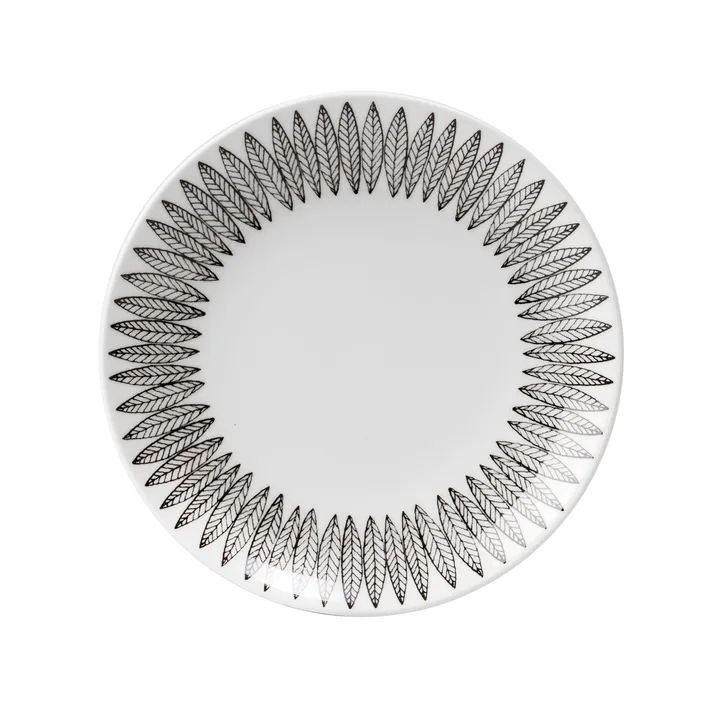 Assiette Svart Salix - Ø 18 cm - Gustafsbergs Porslinsfabrik