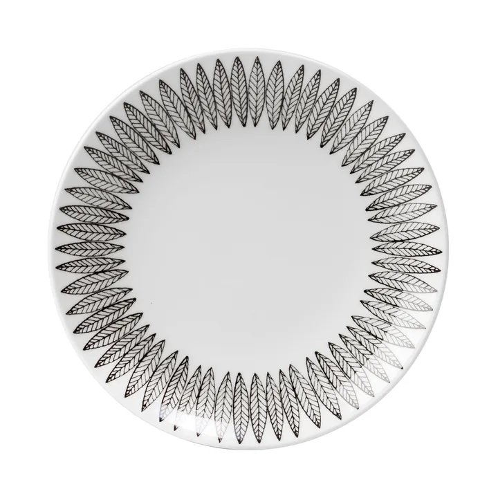 Assiette Svart Salix - Ø 22 cm - Gustafsbergs Porslinsfabrik