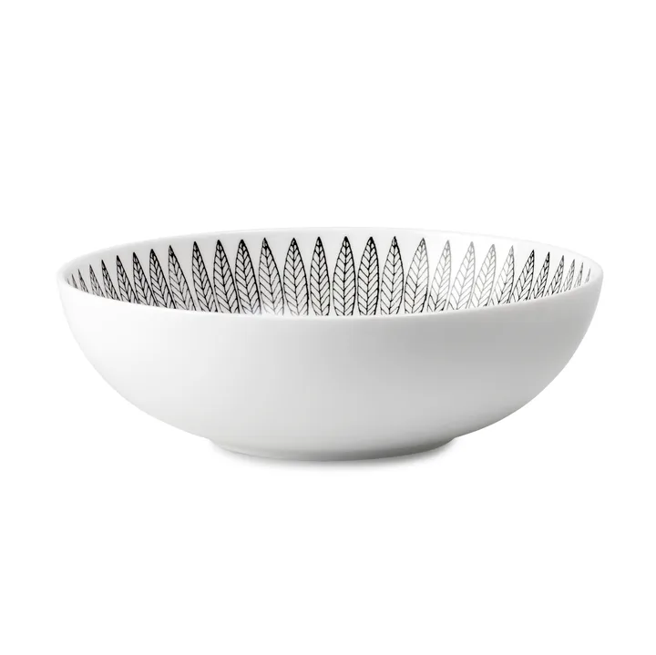 Bol Svart Salix 17 cm - Noir - Gustafsbergs Porslinsfabrik
