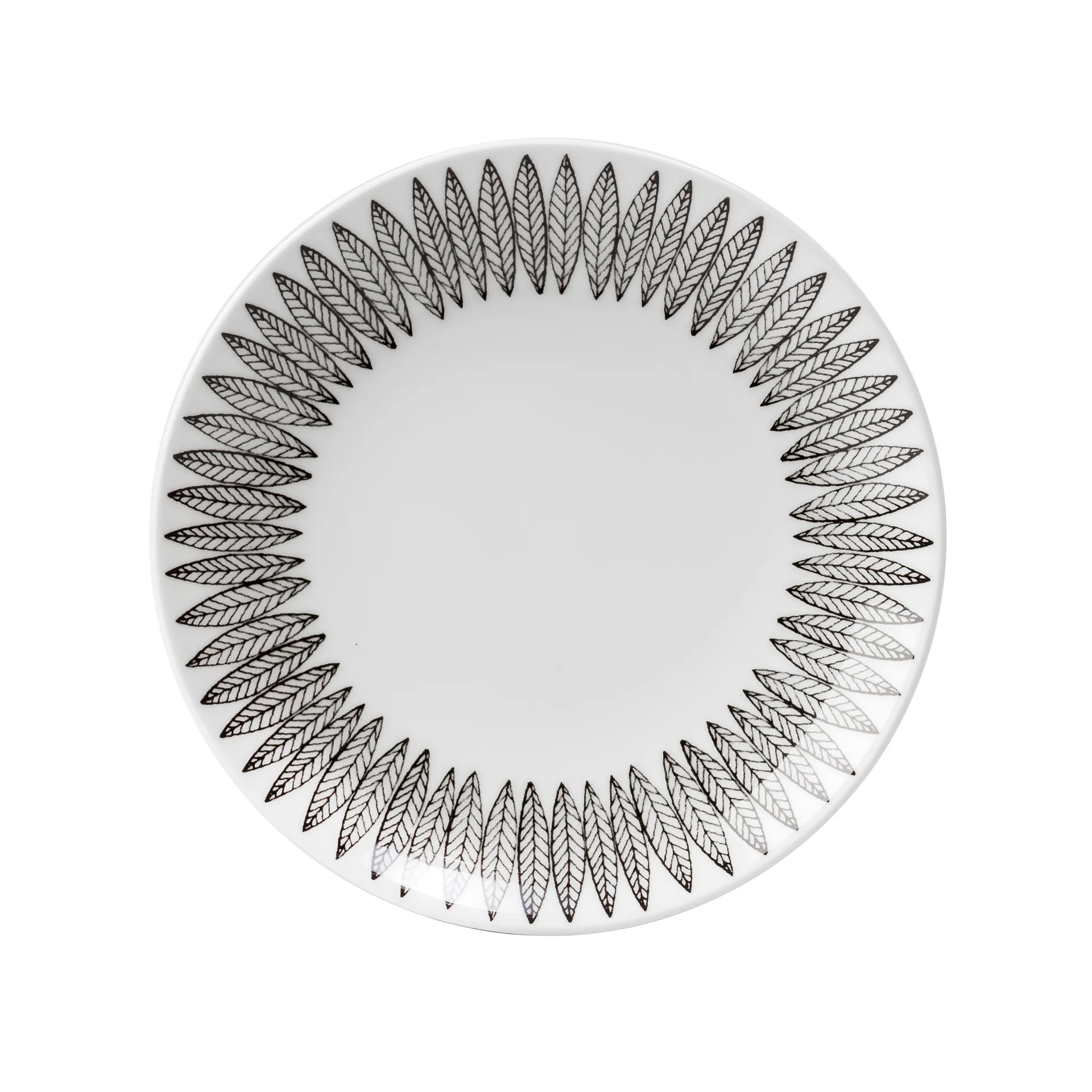 Assiette Svart Salix, Ø 18 cm Gustavsbergs Porslinsfabrik