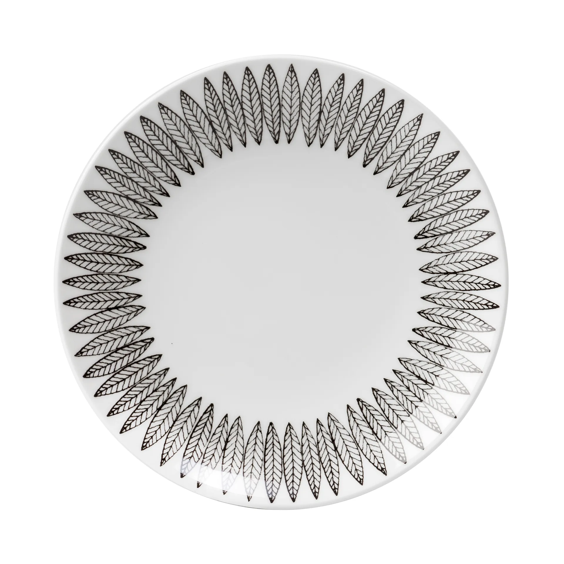 Assiette Svart Salix, Ø 22 cm Gustavsbergs Porslinsfabrik