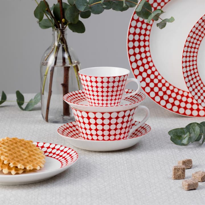 Ensemble tasse à thé Eva - Tasse à thé + soucoupe - Gustavsbergs Porslinsfabrik
