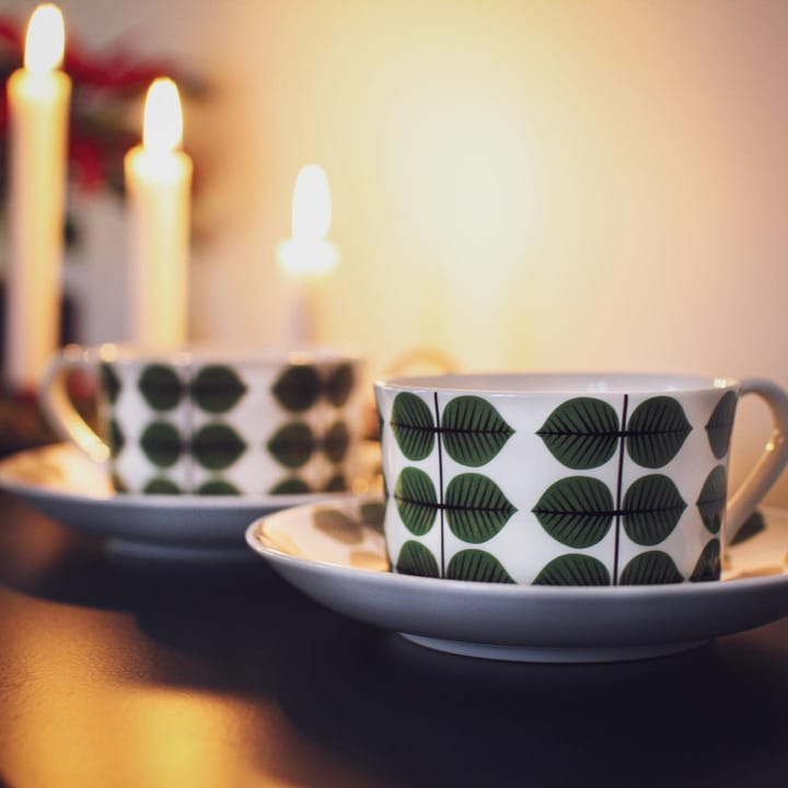 Soucoupe à tasse à thé Berså Ø17cm, Vert Gustavsbergs Porslinsfabrik