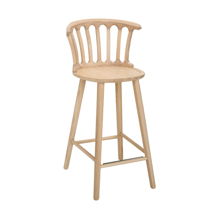 Chaise de bar San Marco 63 cm - Frêne lasuré blond - Hans K