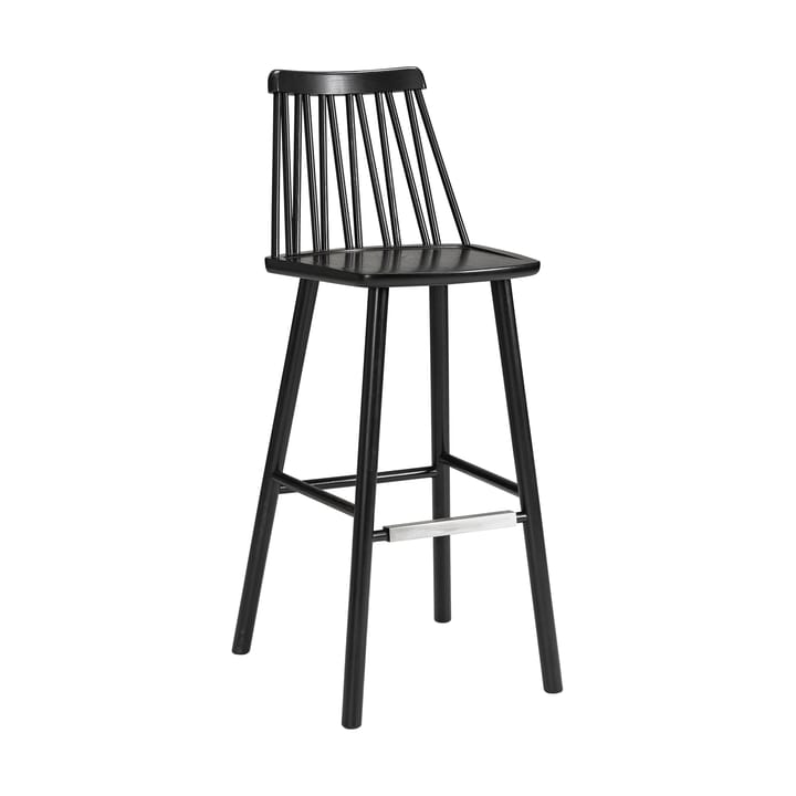 Chaise de bar ZigZag 78 cm - Lasuré noir - Hans K