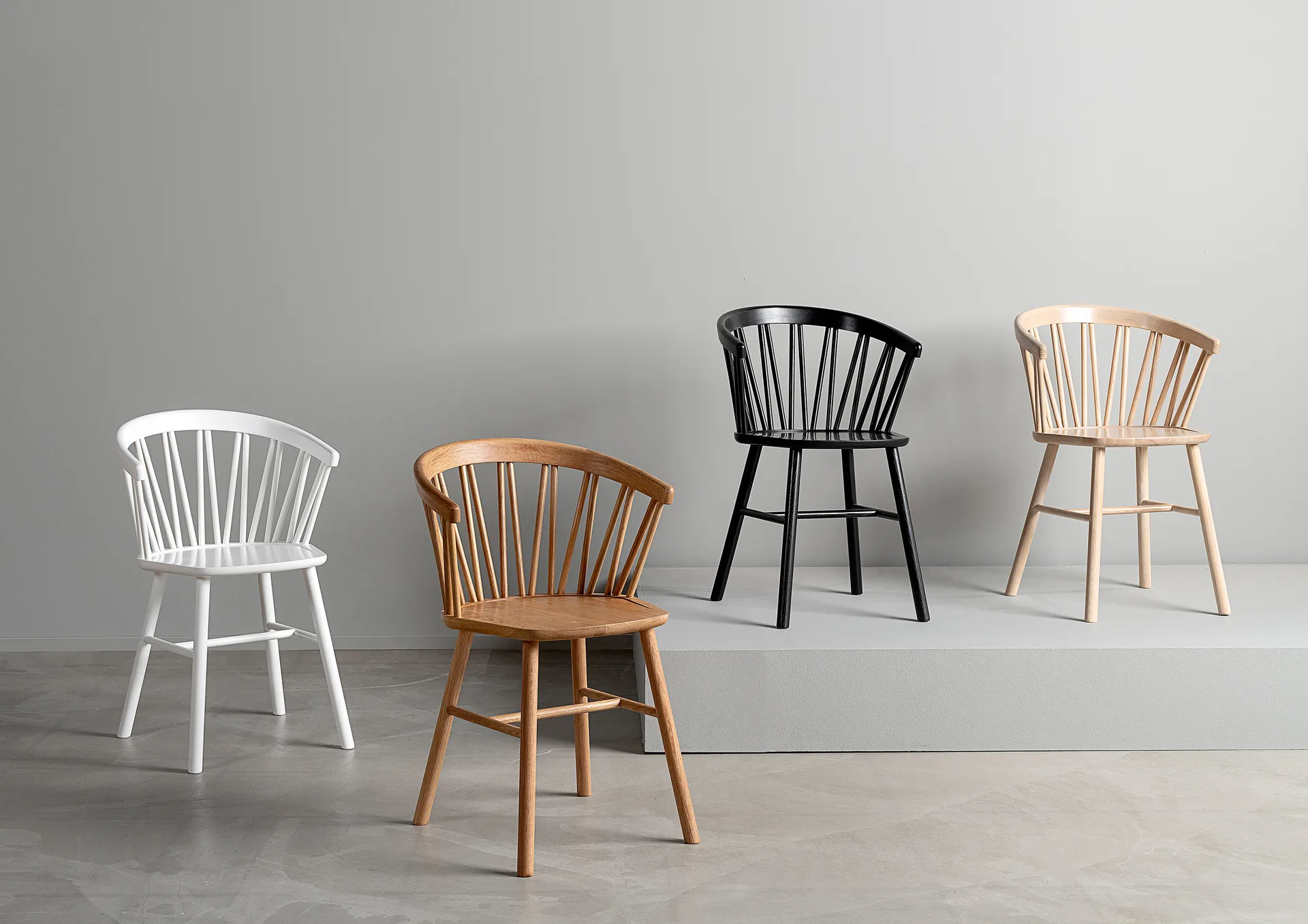 Chaise longue ZigZag, Chêne huilé Hans K