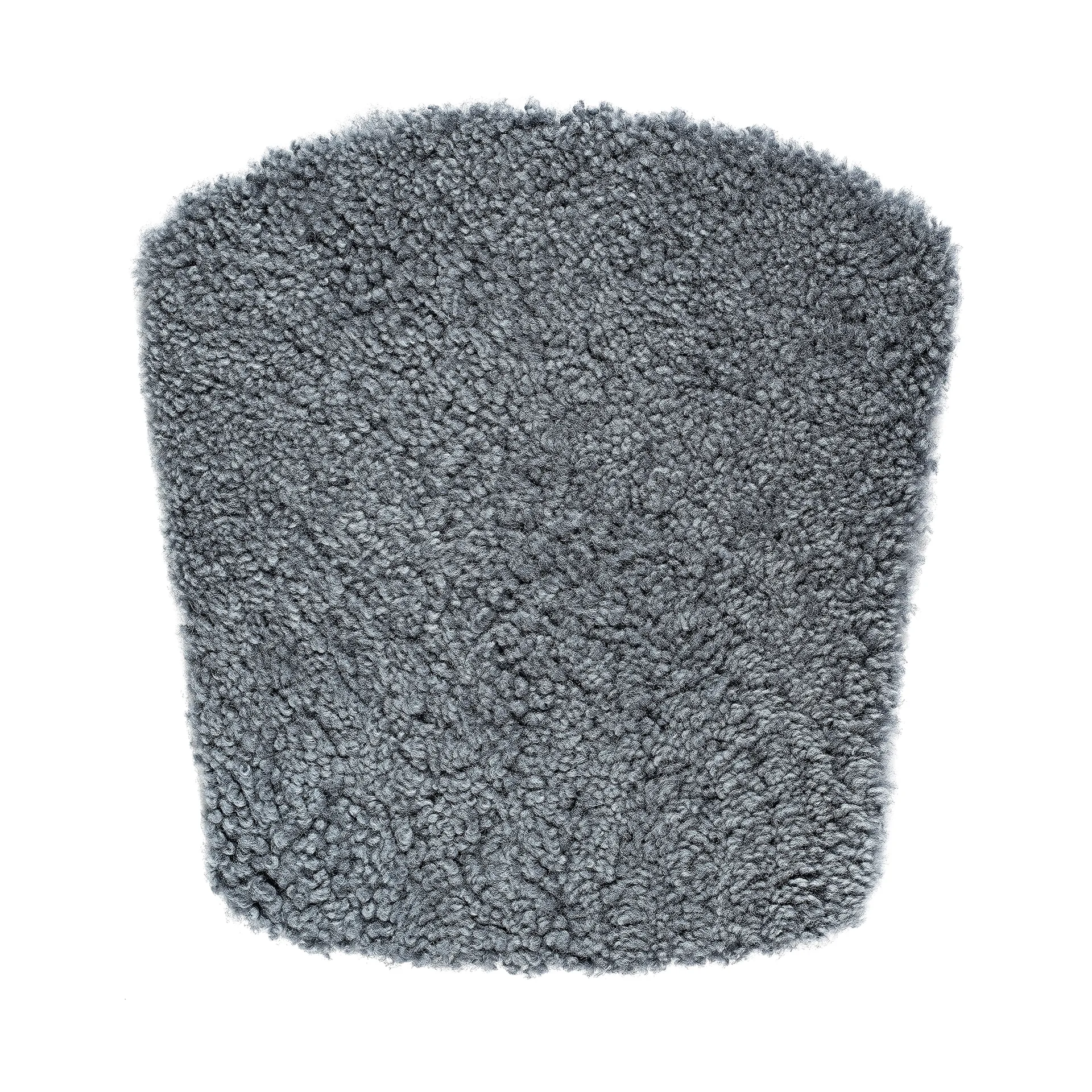 Coussin pour chaise de bar/chaise junior ZigZag, Peau de mouton graphite Hans K