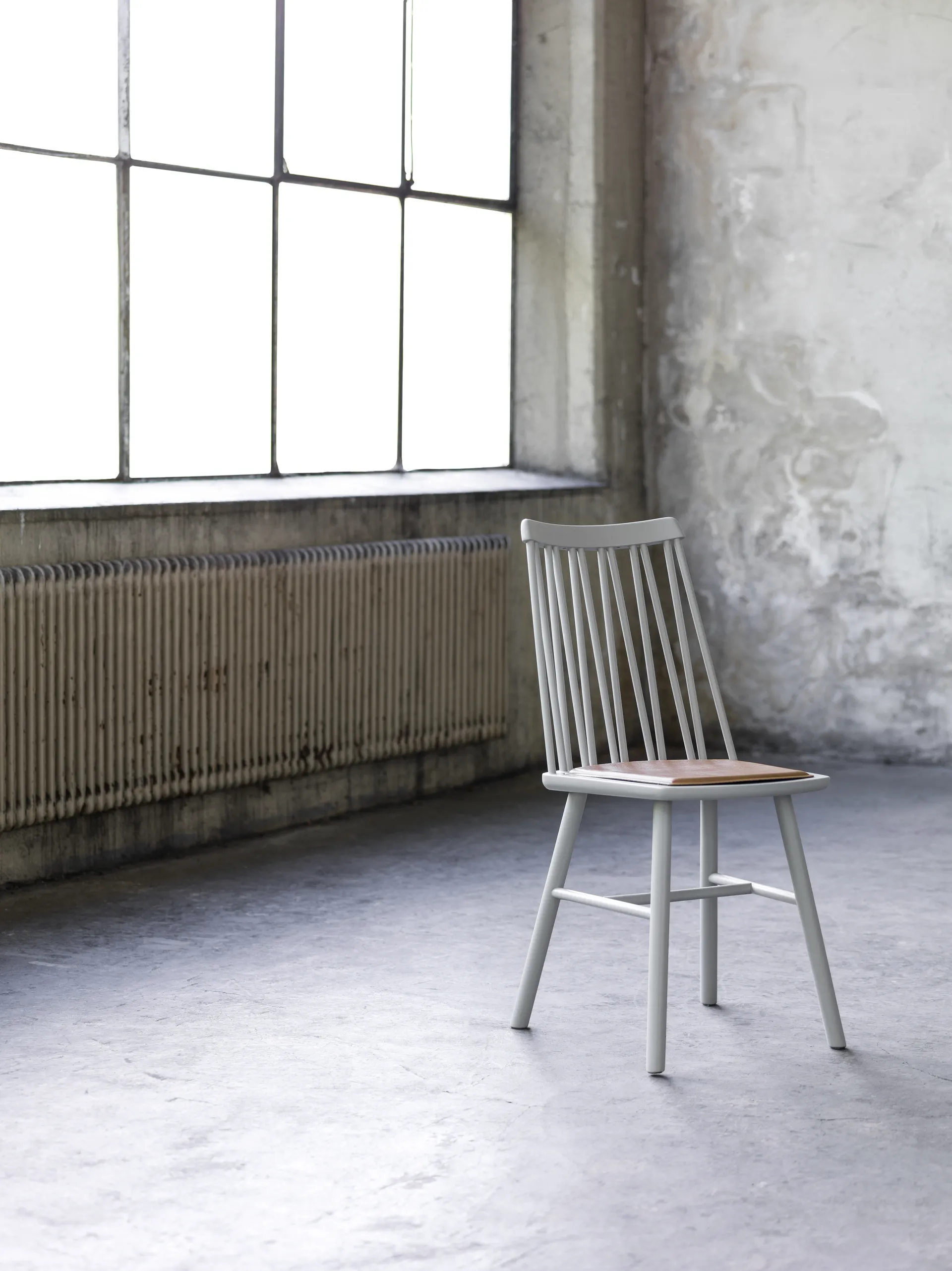 Coussin pour chaise ZigZag, Cuir collé chameau Hans K