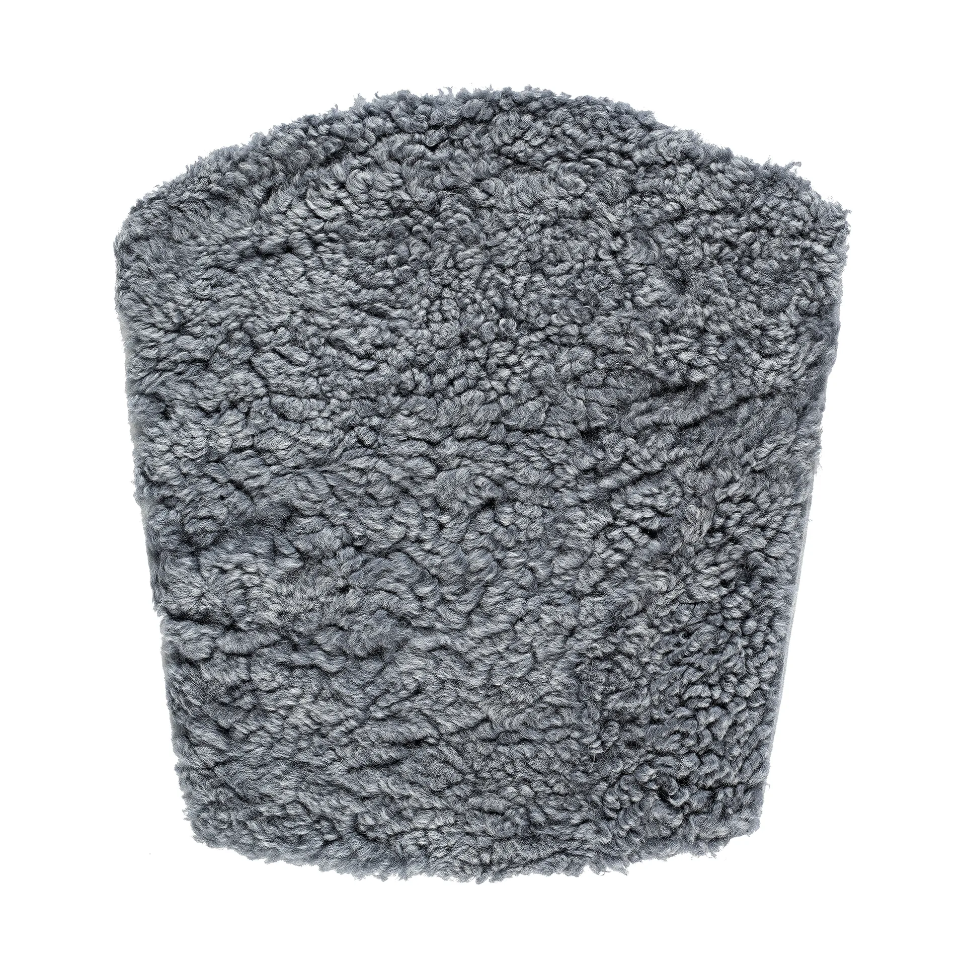 Coussin pour chaise ZigZag, Peau de mouton graphite Hans K