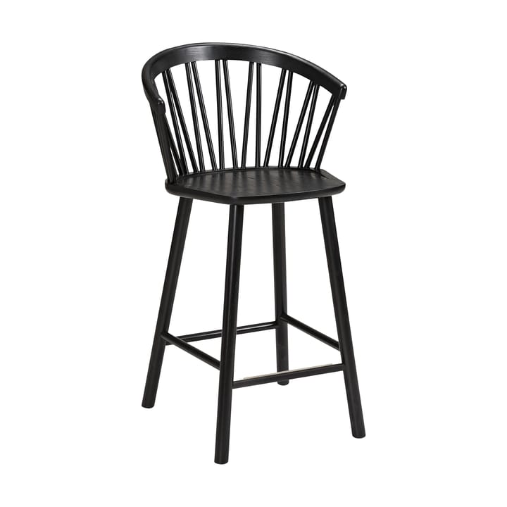 Fauteuil de bar ZigZag 63 cm - Lasuré noir - Hans K