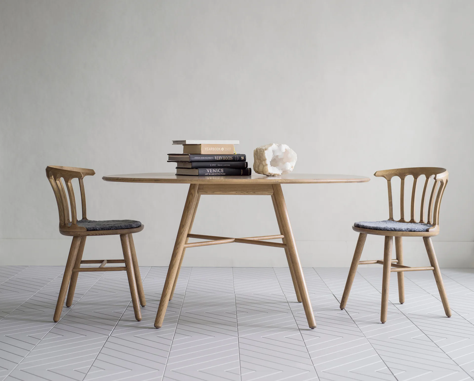 Table San Marco Ø 140 cm, Chêne huilé Hans K