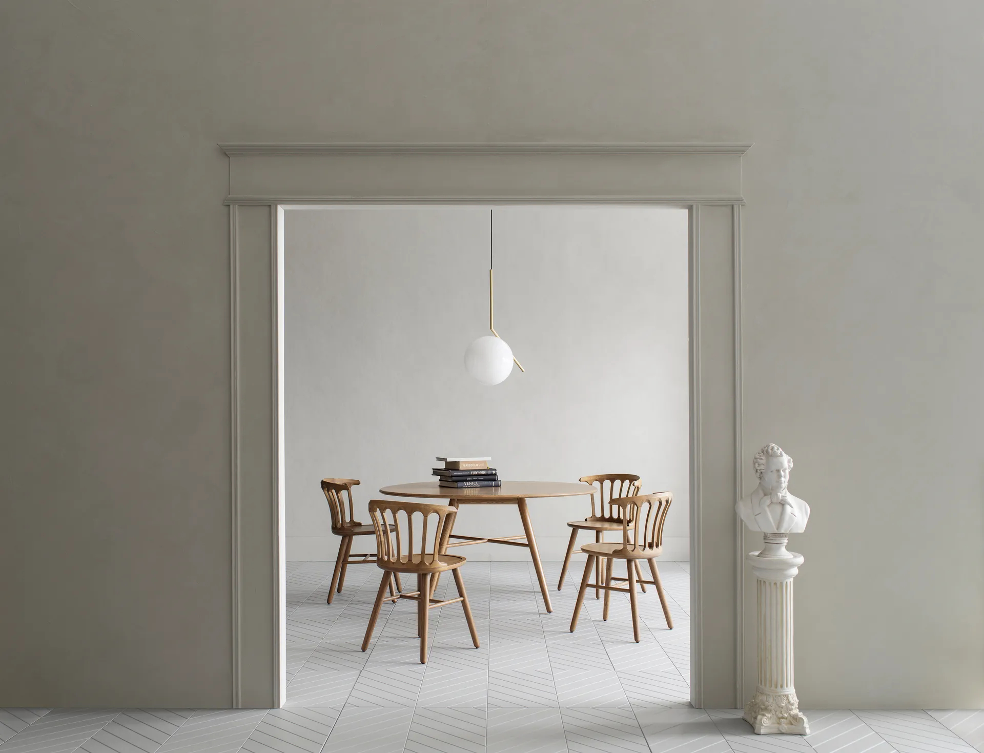 Table San Marco Ø 140 cm, Chêne huilé Hans K