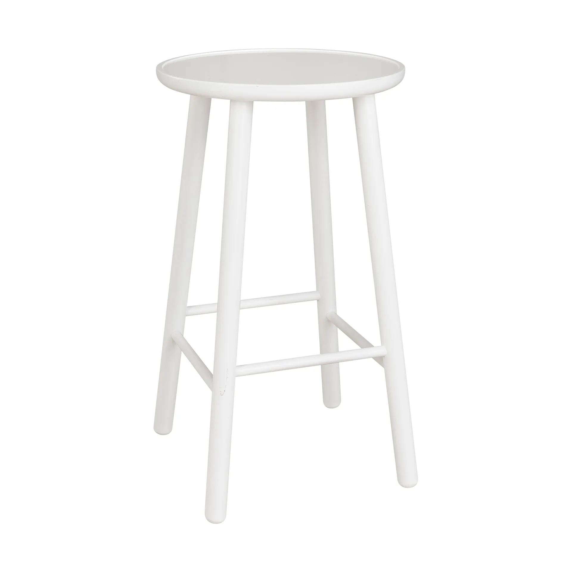 Tabouret de bar ZigZag 63 cm, Bouleau blanc Hans K