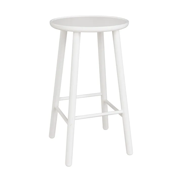 ZigZag tabouret de bar rond 63 cm - Bouleau blanc - Hans K