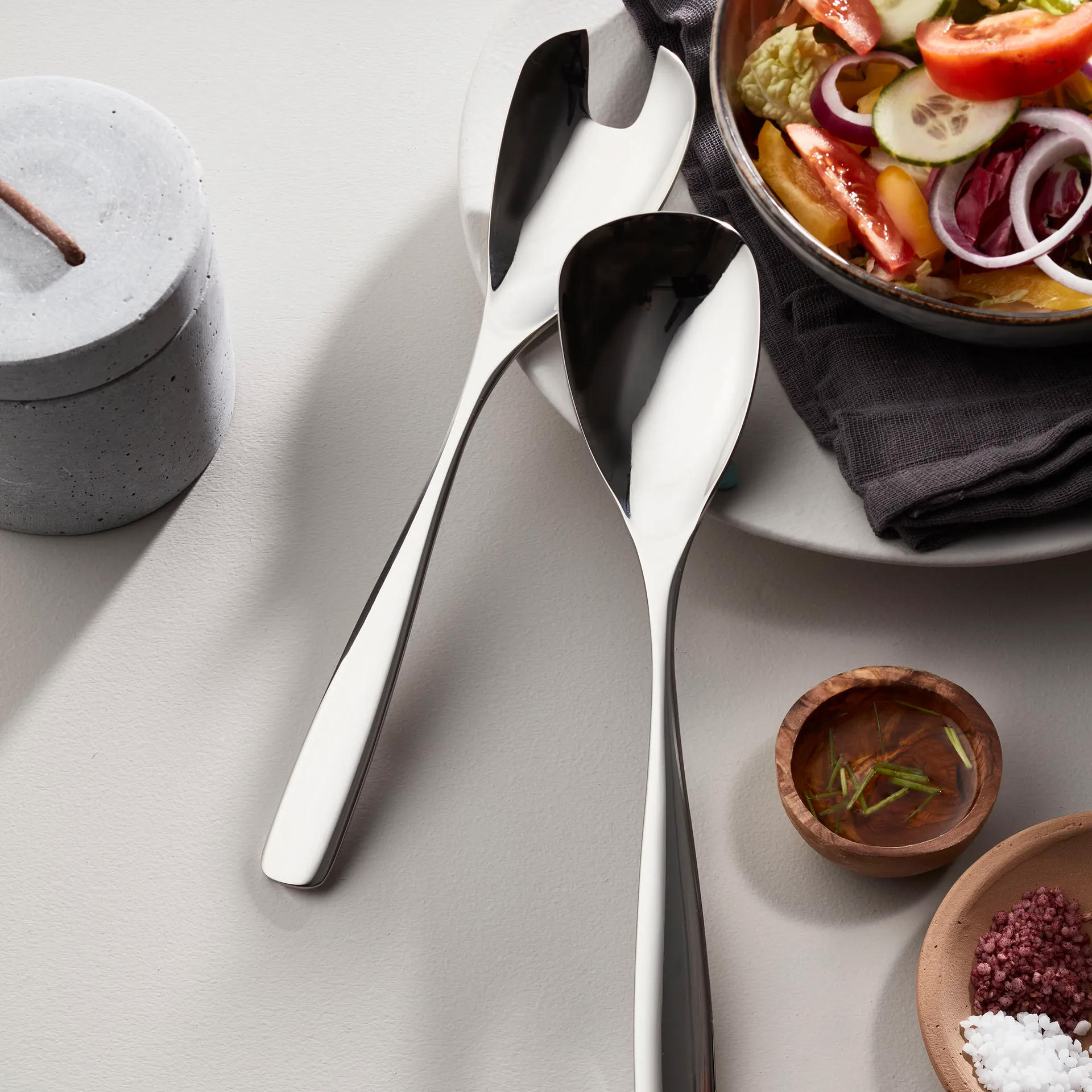 Couverts à salade Hardanger 2 Pièces, Acier inoxydable Hardanger Bestikk