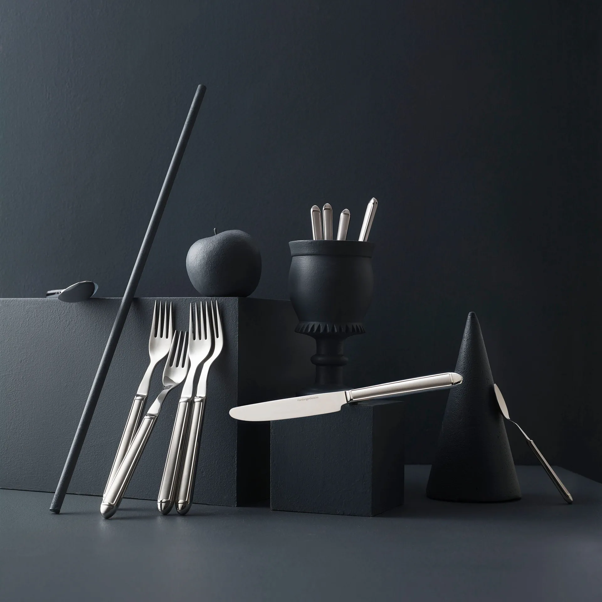 Couverts de table Nora 24 pièces, acier inoxydable Hardanger Bestikk