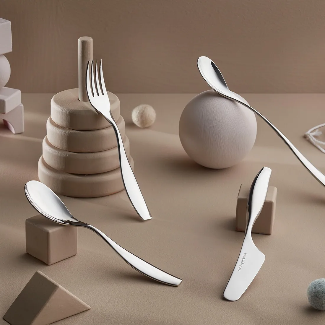 Couverts pour enfants Julie 4 pièces, Acier inoxydable Hardanger Bestikk