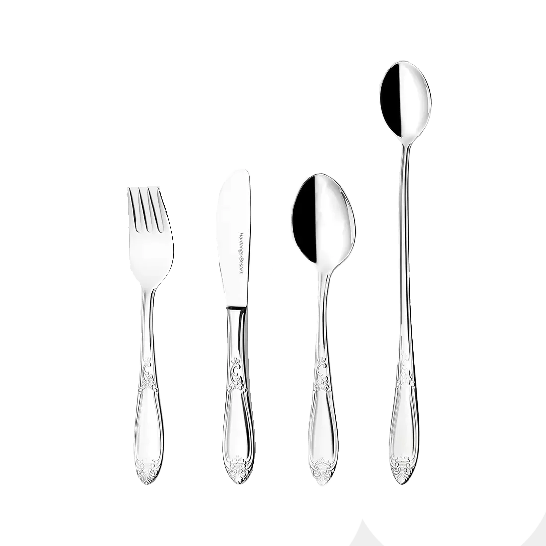 Couverts pour enfants Nina 4 pièces, Acier inoxydable Hardanger Bestikk