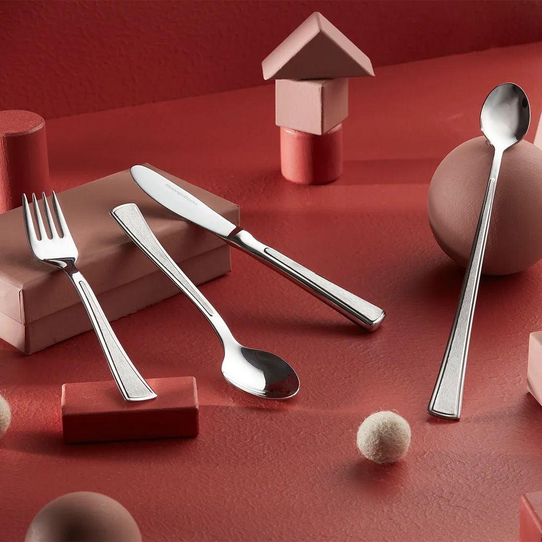 Couverts pour enfants Ramona 4 pièces, Acier inoxydable Hardanger Bestikk