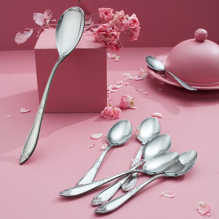 Cuillère à dessert Nina lot de 4, acier inoxydable Hardanger Bestikk