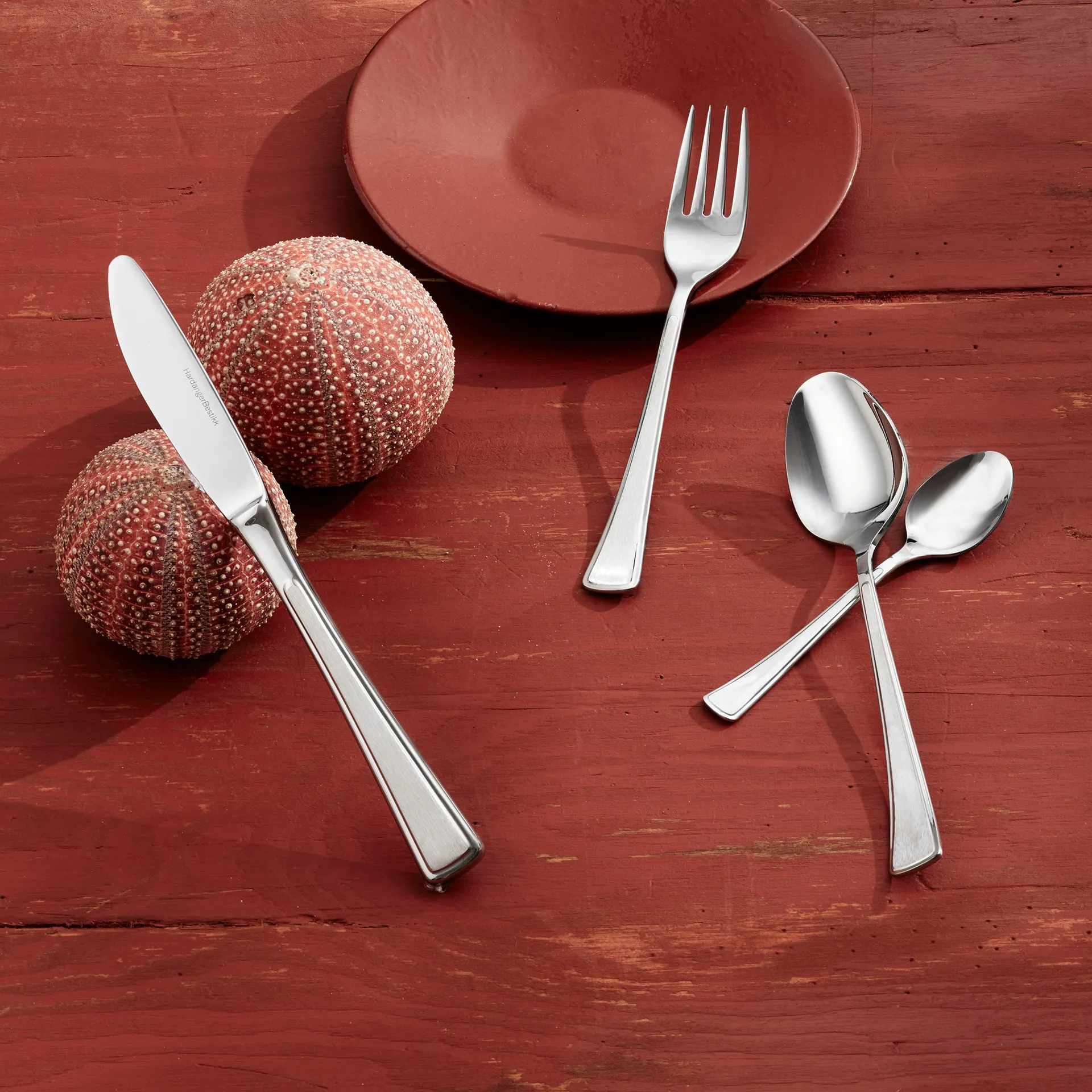 Cuillère à thé Ramona Lot de 4, Acier inoxydable Hardanger Bestikk