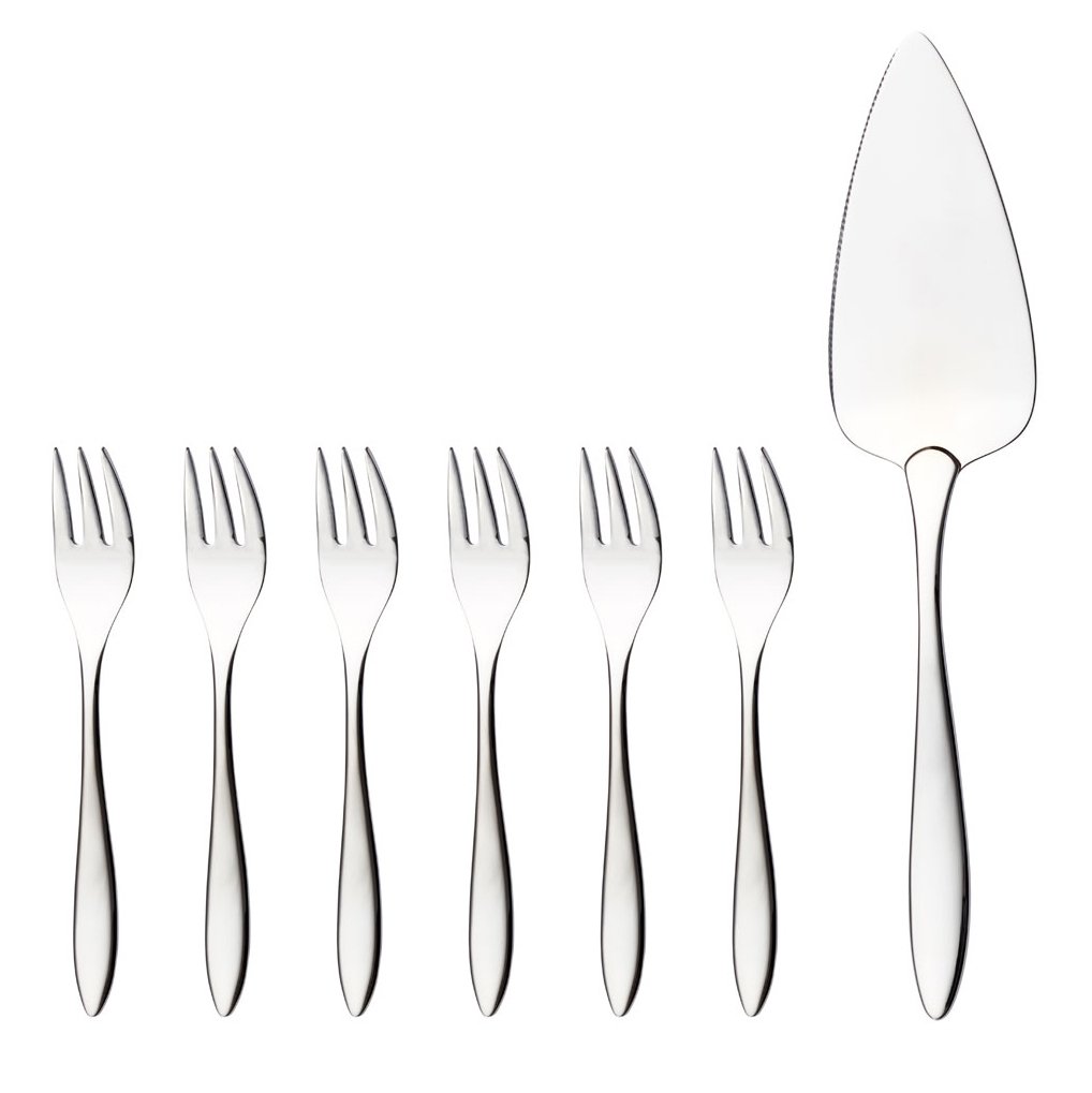 Hardanger Bestikk Ensemble à gâteau Maria 7 pièces 7 pièces