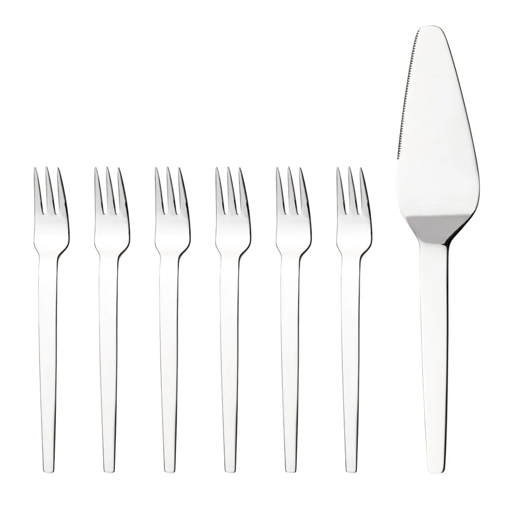 Ensemble à gâteau Tina 7 pièces, 7 pièces Hardanger Bestikk