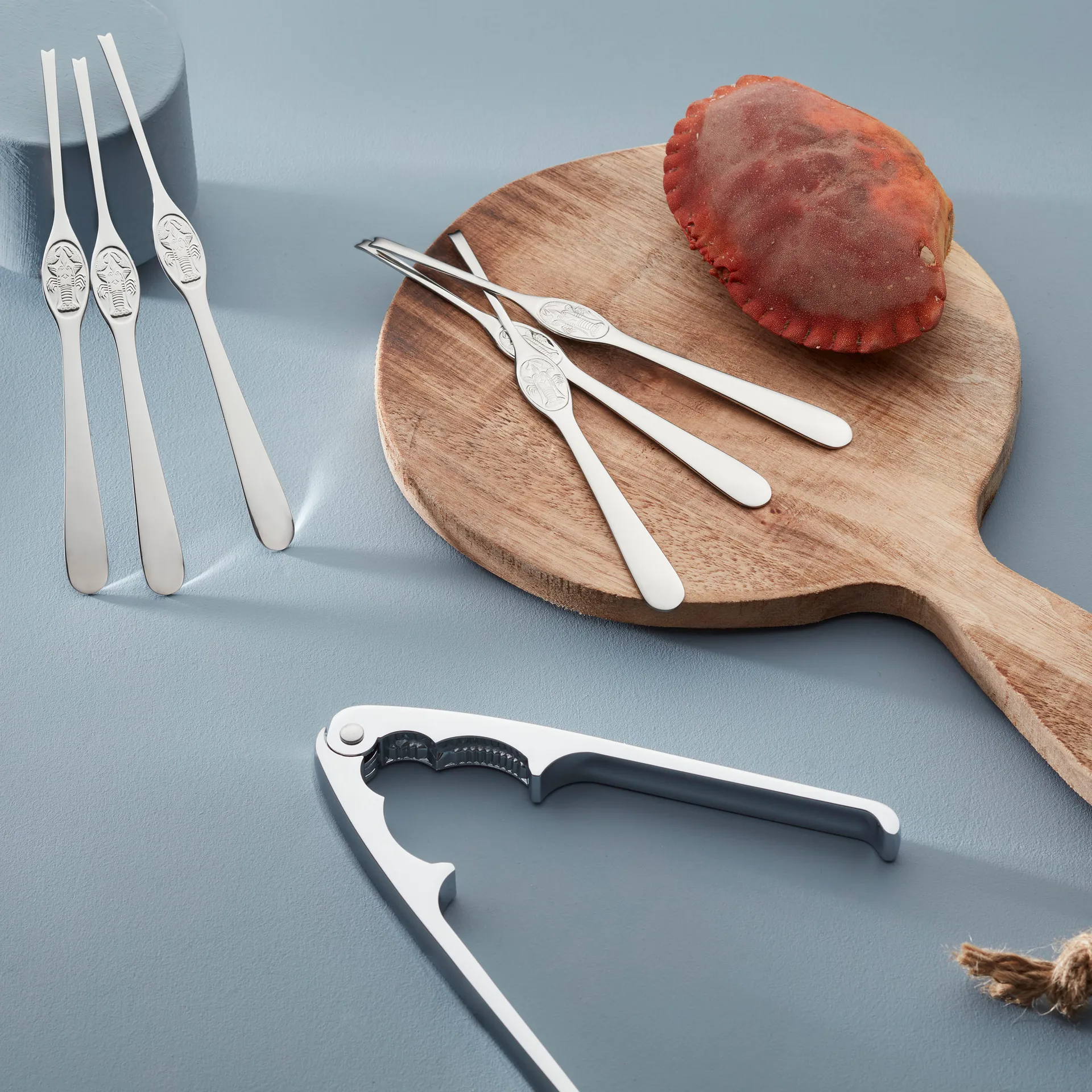 Ensemble pour fruits de mer Hardanger 7 pièces, Acier inoxydable Hardanger Bestikk