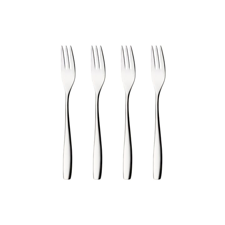 Fourchette à gâteau Julie lot de 4, acier inoxydable Hardanger Bestikk