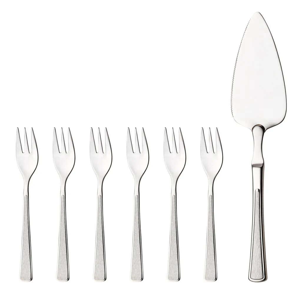 Set à dessert Ramona 7 pièces, acier inoxydable Hardanger Bestikk