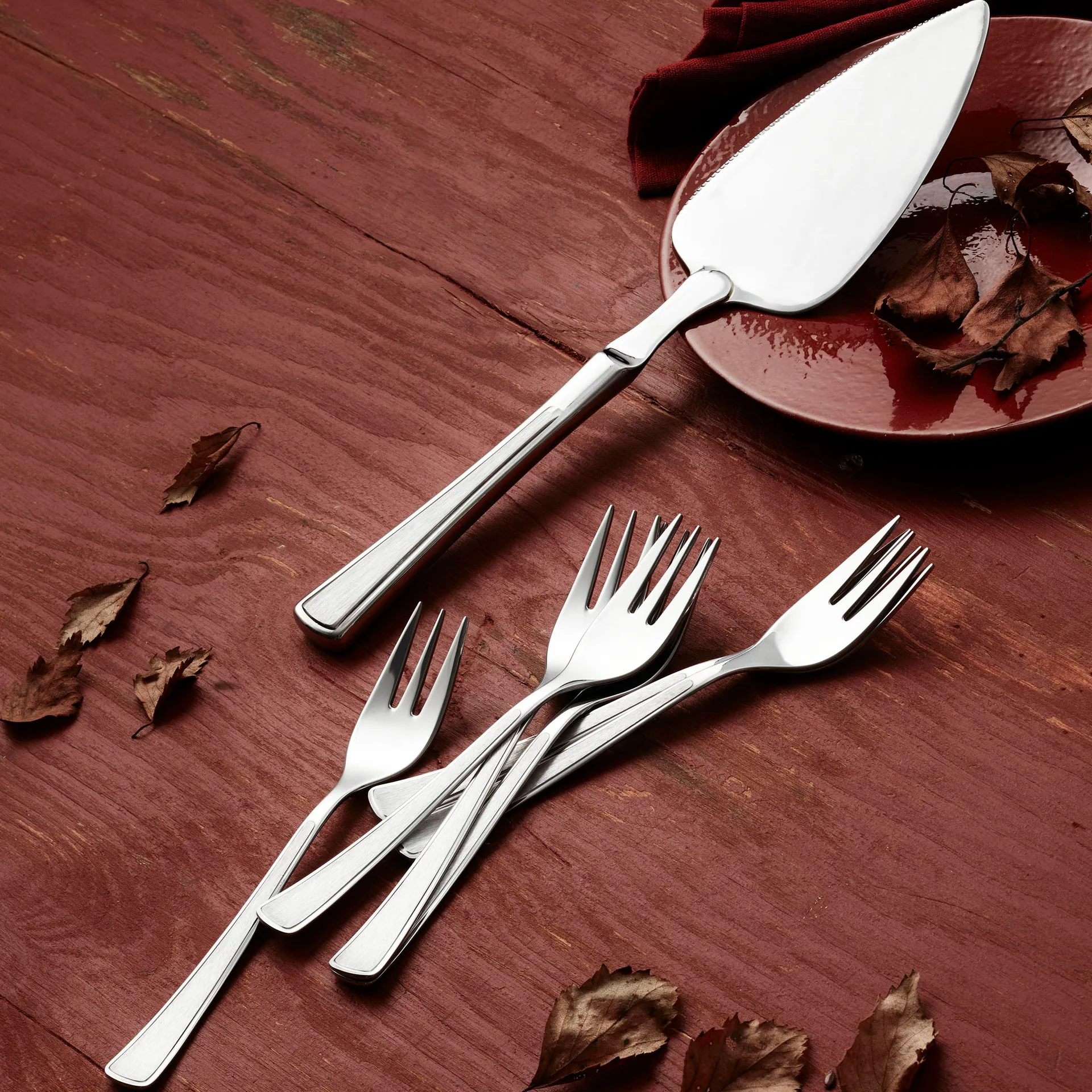 Set à dessert Ramona 7 pièces, acier inoxydable Hardanger Bestikk