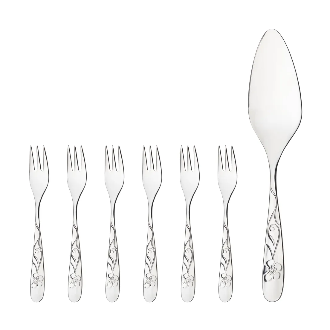 Set à gâteau Sanna, 7 pièces Hardanger Bestikk