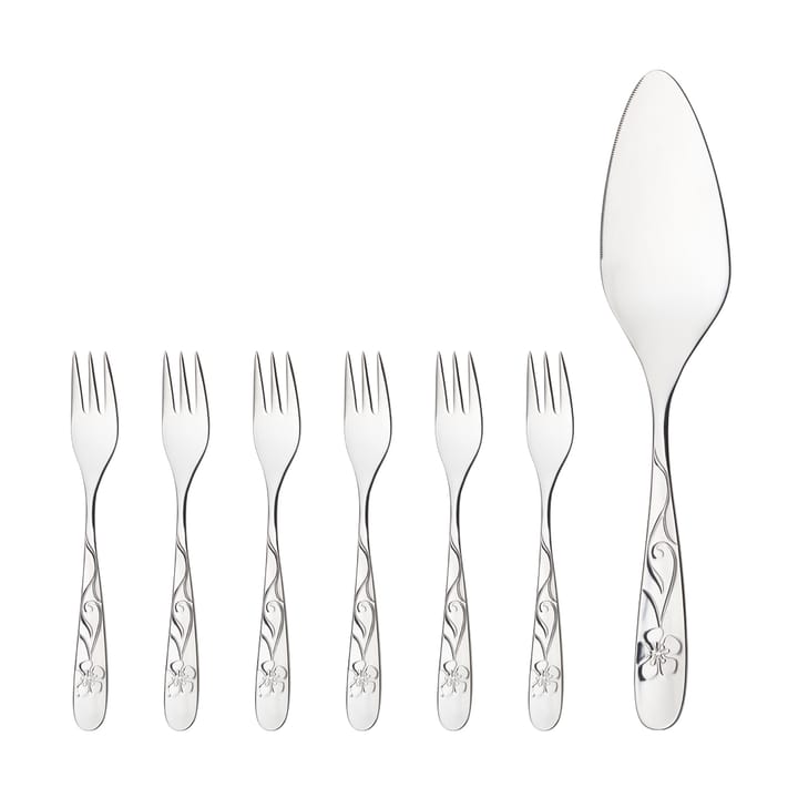 Set à gâteau Sanna - 7 pièces - Hardanger Bestikk