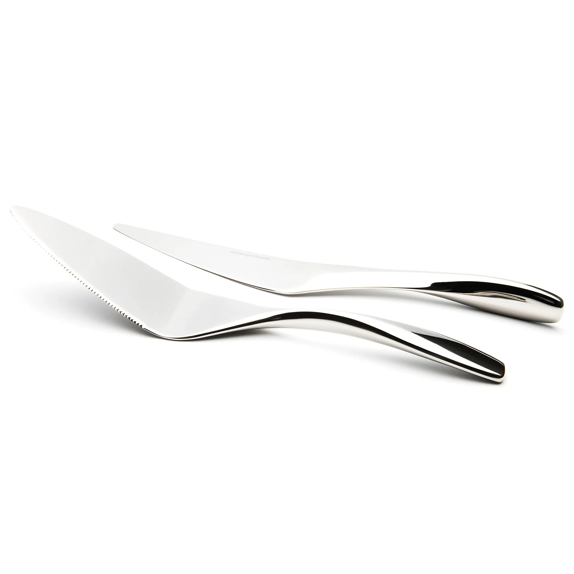 Set à gâteaux Hardanger, acier inoxydable Hardanger Bestikk