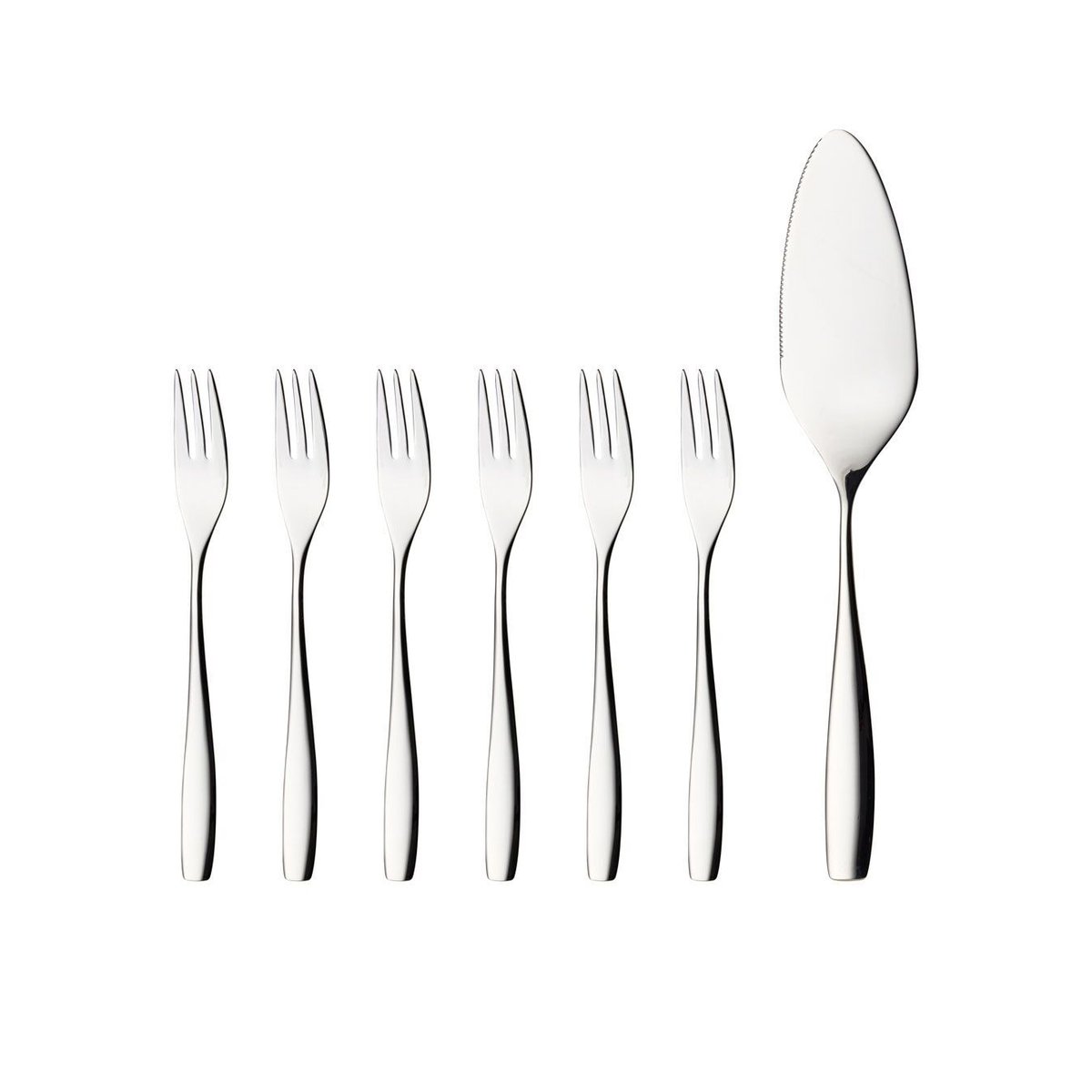 Hardanger Bestikk Set à gâteaux Julie 7 pièces Acier inoxydable