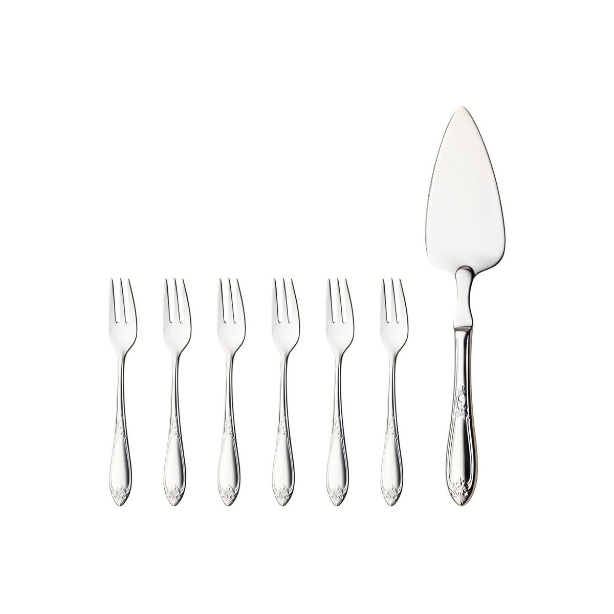 Hardanger Bestikk Set à gâteaux Nina 7 pièces 7 pièces