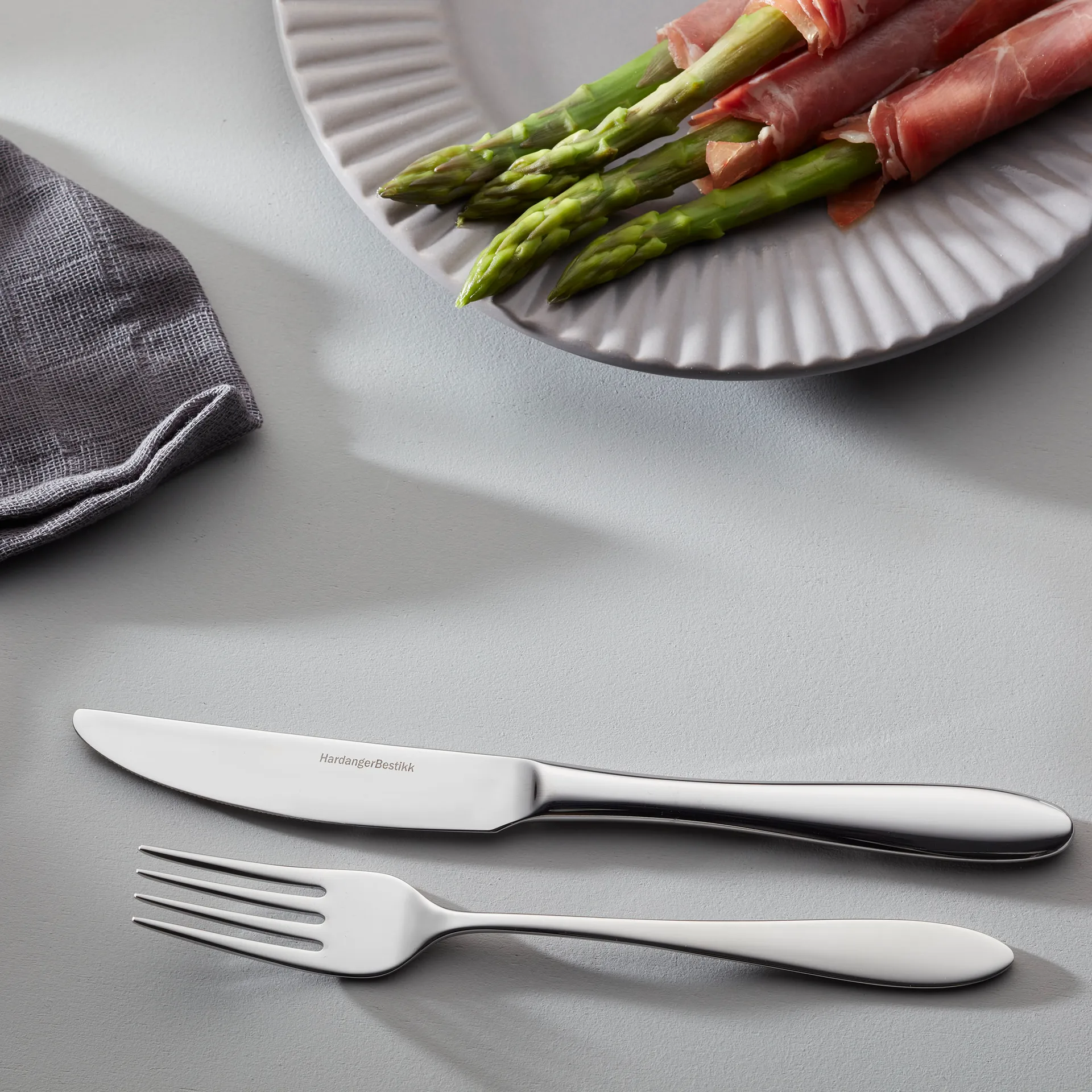 Set pour l'entrée Fjord 8 pièces, acier inoxydable Hardanger Bestikk