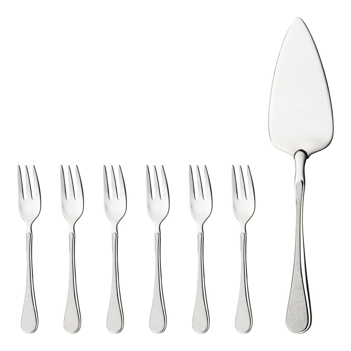 Hardanger Bestikk Set pour tarte Carina 7 Pièces Acier inoxydable