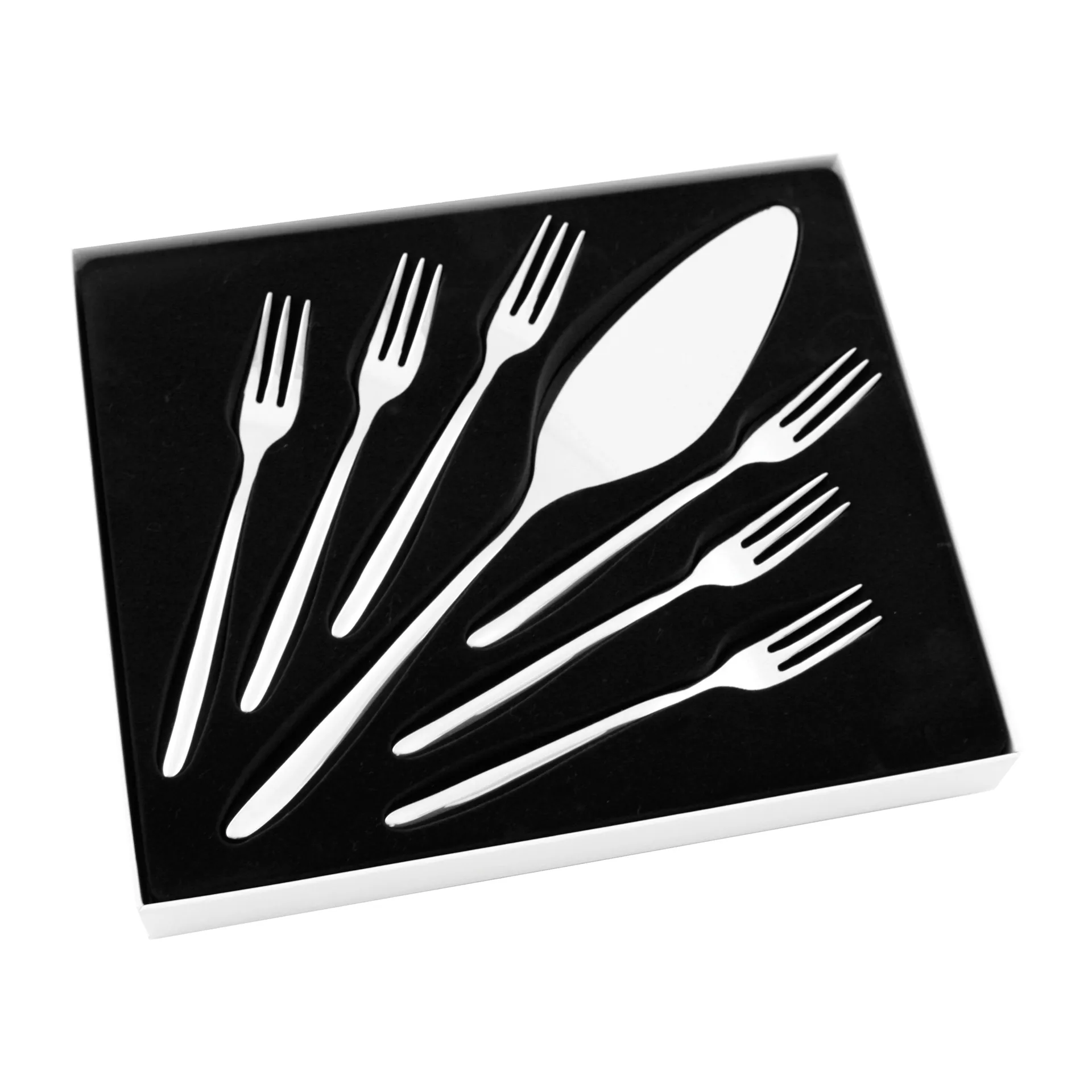 Set pour tarte Lykke 7 Pièces, Acier inoxydable Hardanger Bestikk