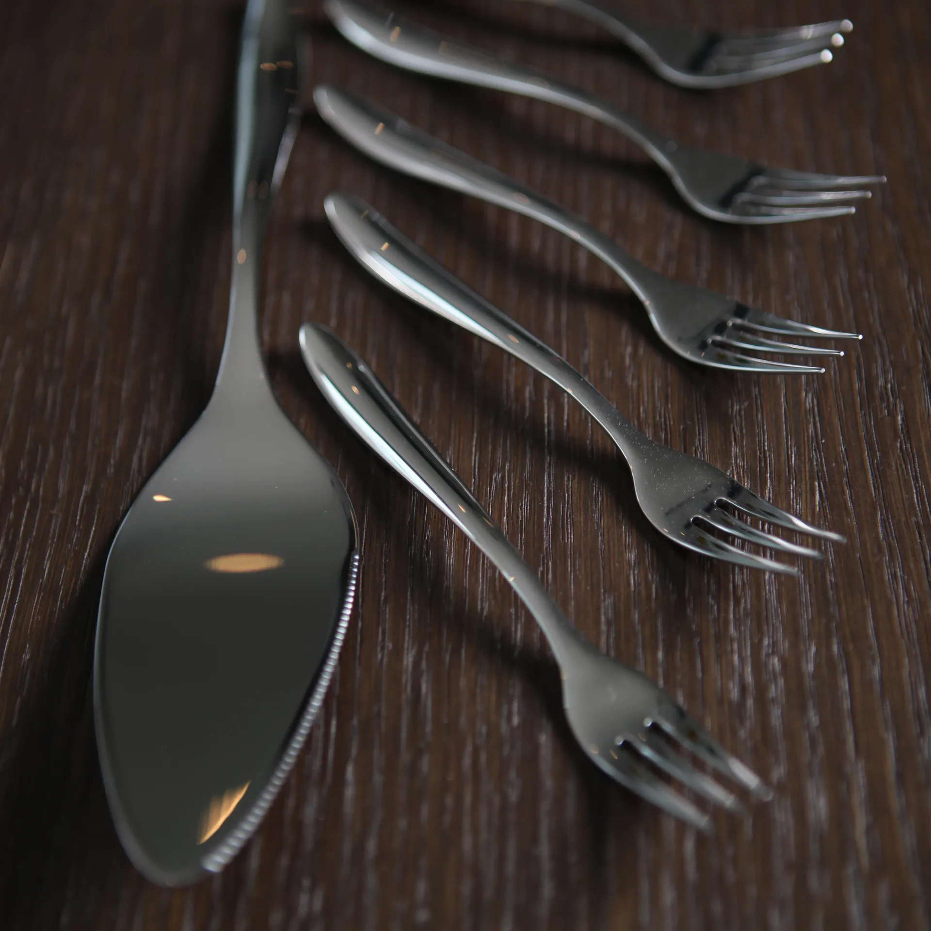 Set pour tarte Lykke 7 Pièces, Acier inoxydable Hardanger Bestikk