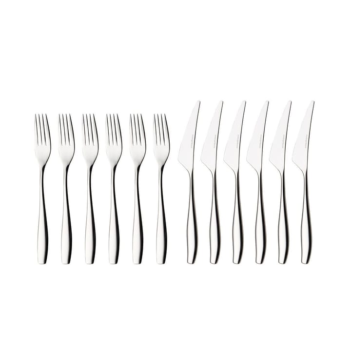 Set steak Julie 12 pièces - Acier inoxydable - Hardanger Bestikk