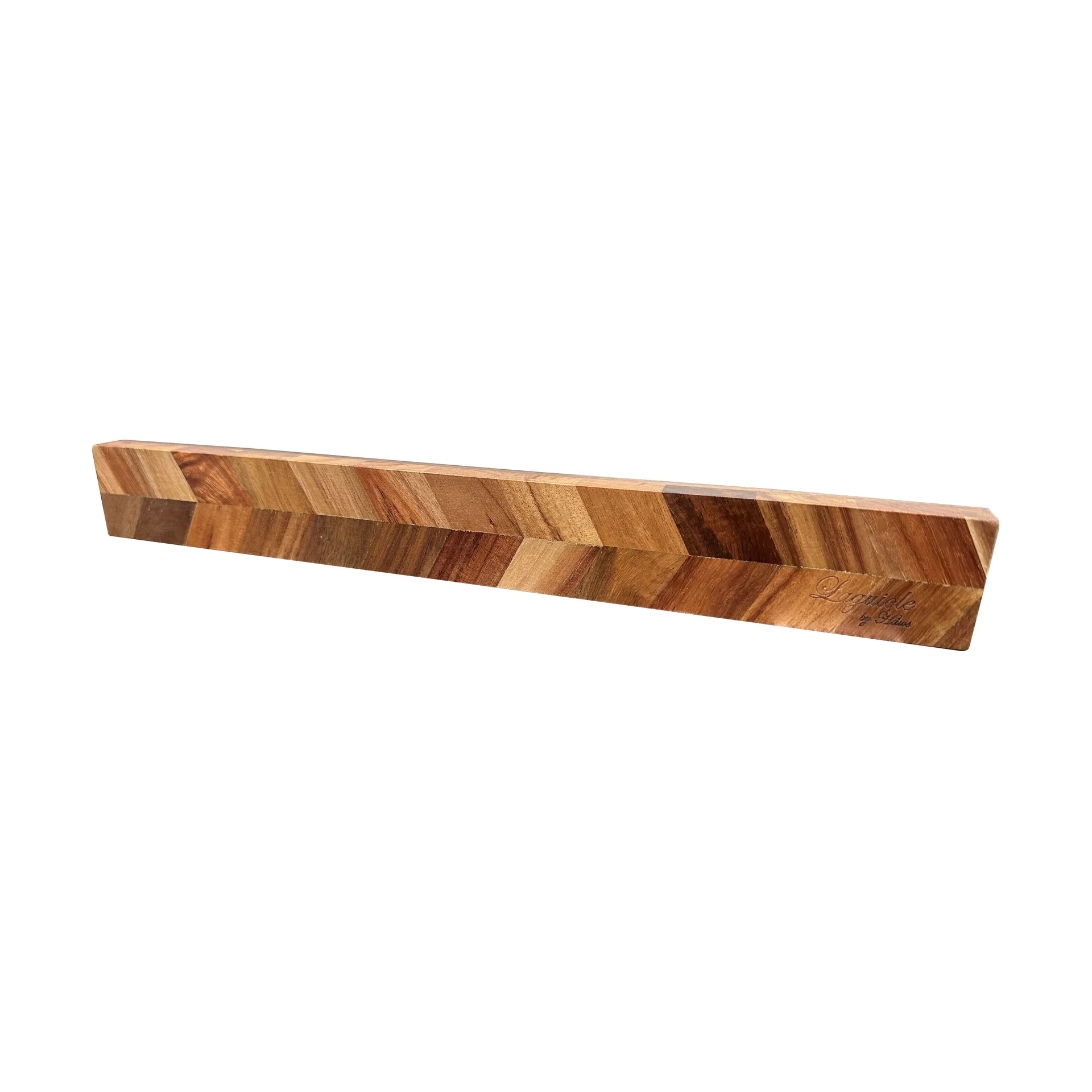 Barre magnétique Laguiole By Hâws 40x5x2 cm, Acacia wood Herringbone style Hâws